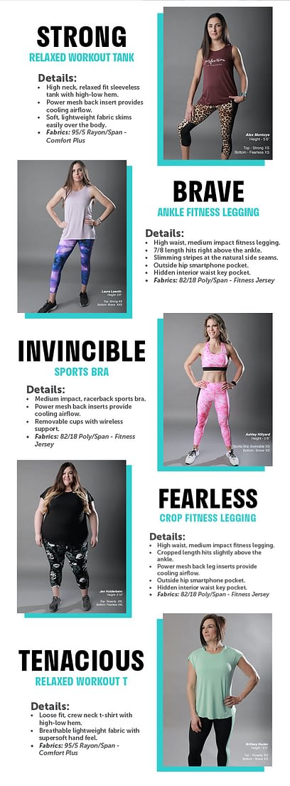 lularoe sports bra sizing